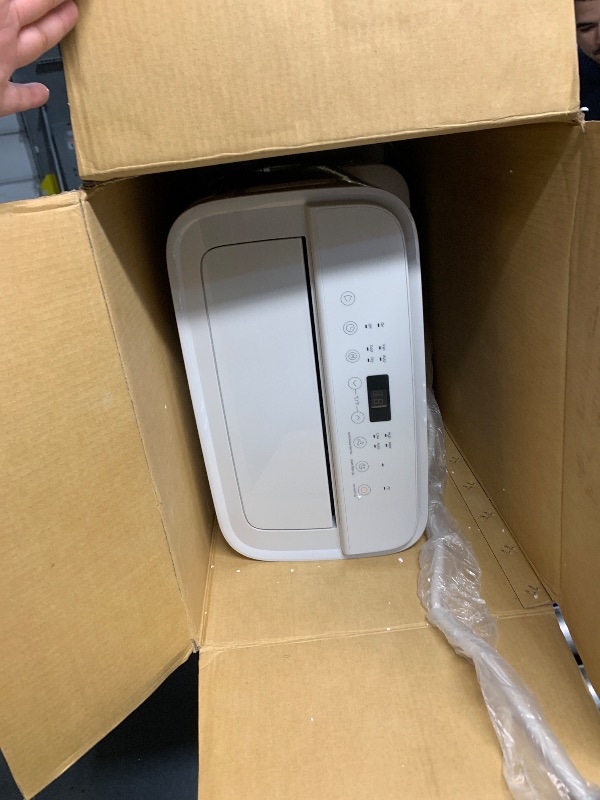 Photo 1 of (MISSING ACCESSORIES) Midea 14,000 BTU ASHRAE (10,000 BTU SACC) Portable Air Conditioner, Cools up to 450 Sq.Ft., with Dehumidifier&Fan mode&Heat, Control with Remote, Amazon Alexa&Google Assistant, Easy-to-use and Install