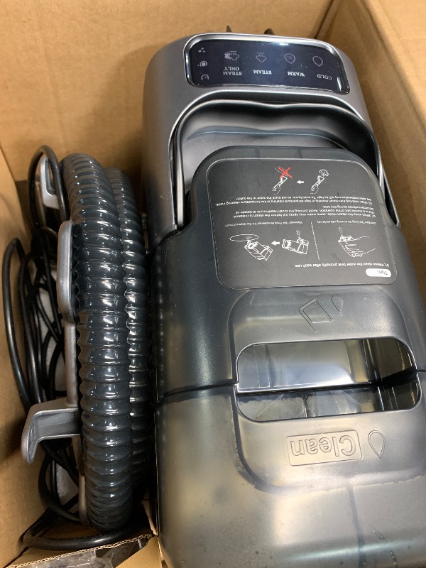 Photo 1 of (major damage)(sold for parts only) Starrybot Portable Carpet Cleaner Machine with Steam and Heating Techology-B0FKMH3ZXW