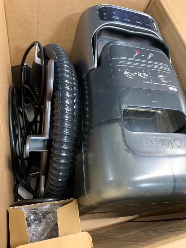 Photo 1 of (major damage)(sold for parts only) Starrybot Portable Carpet Cleaner Machine with Steam and Heating Techology-B0FKMH3ZXW