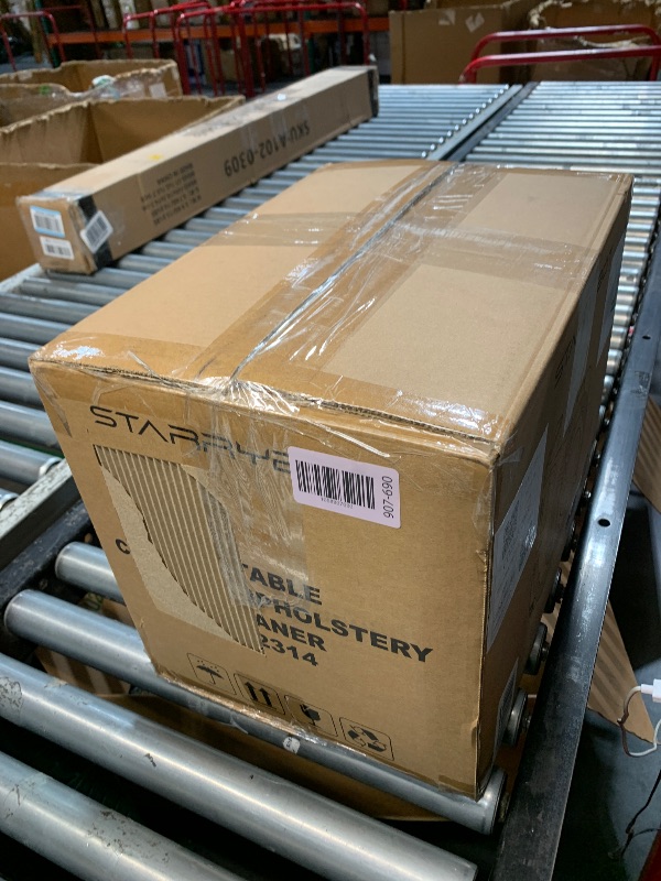 Photo 1 of (major damage)(sold for parts only) Starrybot Portable Carpet Cleaner Machine with Steam and Heating Techology-B0FKMH3ZXW