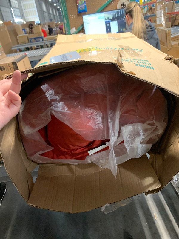 Photo 1 of (PARTIAL SET) (USED/FAIR) Summsun Outdoor Loveseat Cushions, Waterproof Weather & Fade Resistant Seat and Backrest Cushion Set for Couch, Swing, Bench, 46 x 26 Inch, Rust