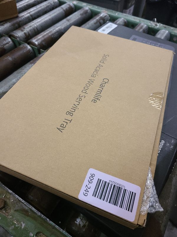 Photo 1 of 1 pcs 13"x 9" Solid Acacia Wood Serving Trays Rectangular Wooden Serving Platters Natural Wooden Boards for Bar Coffee Party