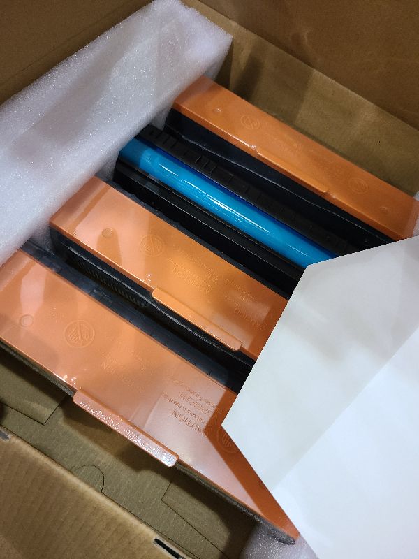 Photo 1 of 215A Toner Cartridges 4 Pack (with Chip) Compatible Replacement for HP 215A W2310A W2311A W2312A W2313A for Color Pro MFP M183fw M182nw M182n Pro M155a M155nw Printer (Black Cyan Magenta Yellow)