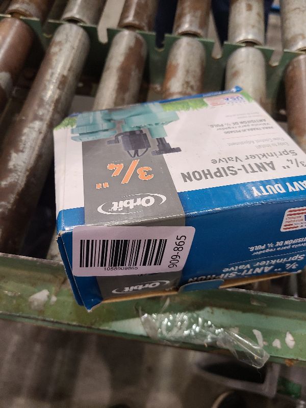 Photo 1 of 1-Pack Orbit 57623 3/4" FPT 100 Series Anti-Siphon Automatic Sprinkler Valve with Flow Control