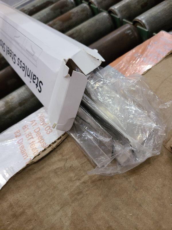 Photo 1 of 2PCS Kitchen Stove Counter Gap Covers, Stainless Steel Gap Cover, Cooktop Trim Kit, Stove Gap Guards, Oven Gap Filler, Heat Resistant & Effectively Protect Stove Gap Filler(13.8"-27.5" Silver)