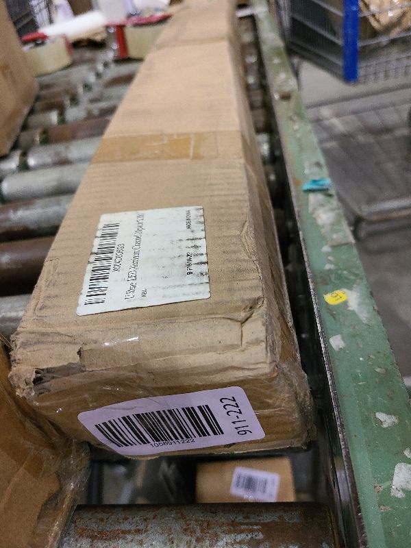 Photo 1 of 20-Pack 3.3ft/1Meter U Shape Black LED Aluminum Channel System with Milky Cover, End Caps and Mounting Clips, Aluminum Channel Profile for LED Strip Light Diffuser Installations (20pack*3.3ft)