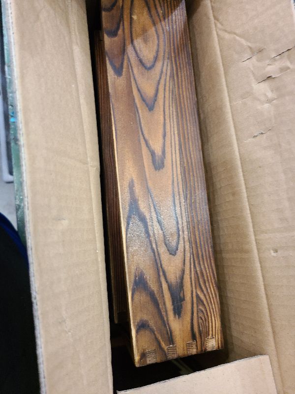 Photo 1 of 2 Set Large Wooden Tiered Riser Display Stands for Vendor Events,Stackable Wooden Cupcake Stand,Farmhouse Decor Wood Dessert Table Display Set,Vendor Booth Display Items,Food Display Risers for Party?12-11.2-10.4-9.6IN?