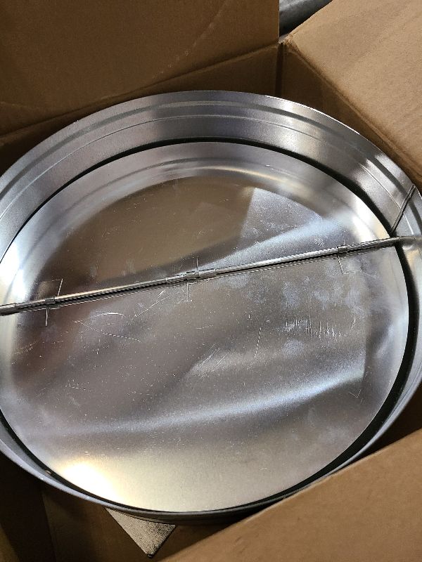 Photo 1 of [Upgraded] Hon&Guan 10 Inch Duct Backdraft Damper, One-Way Airflow Ducting Insert Backflow Preventer Duct Draft Blocker, HVAC Inline Fan Vent