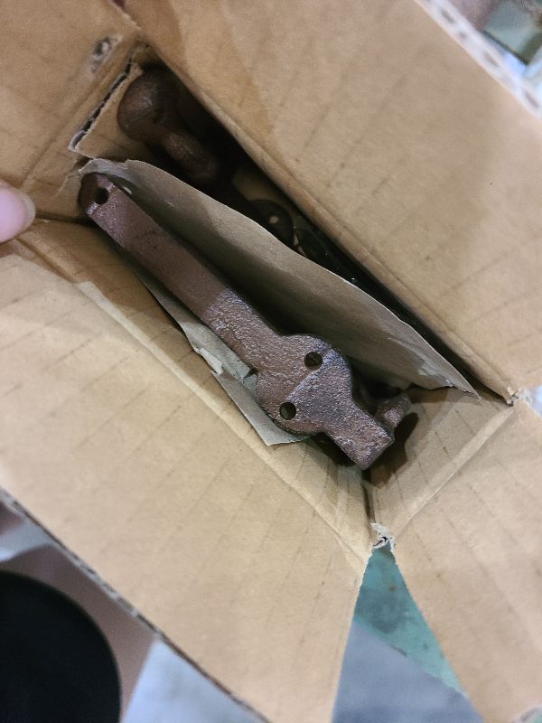 Photo 1 of 2 Antique Style Shelf Brace Wall Bracket Cast Iron Brackets Small 4 1/8" X 3 5/8