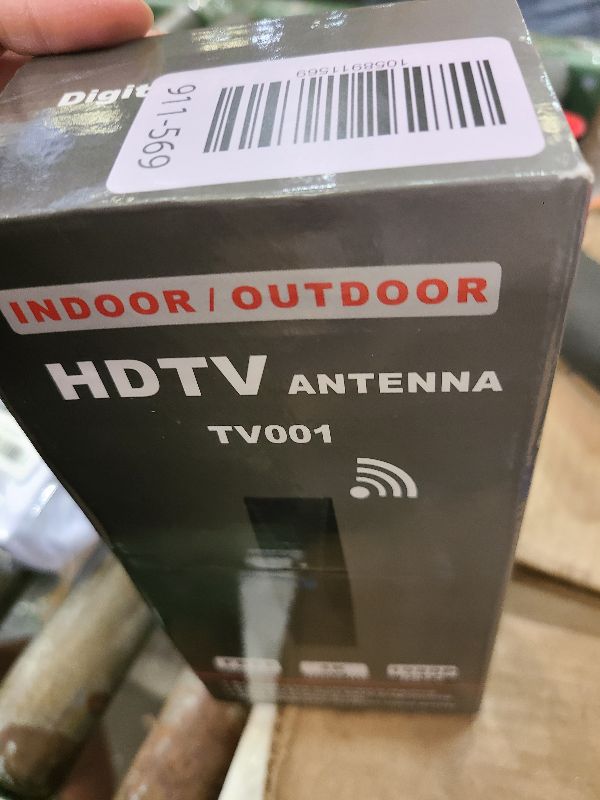 Photo 1 of 2025 Antenna for Smart TV, Long Range TV Antenna Indoor/Outdoor with 360° Signal Booster, Digital TV Antenna for Local Channels, Supports All Smart/Old TVs and 4K 1080P VHF UHF