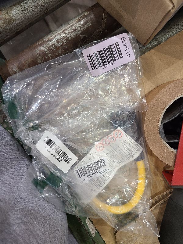 Photo 1 of 12AWG 15 Amp Household AC Plug to 20 Amp T Blade Adapter Cable, NEMA 5-15P to 5-15R/ 5-20R/ 6-15R/ 6-20R, 4 in 1 AC Adapter,15A 125V to 20A 250V Extension Cable, 1FT