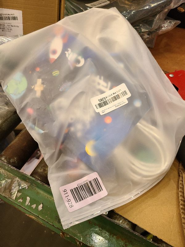 Photo 1 of 20 Pcs Outer Space Party Present Bags Astronaut Happy Bday Party Treat Bags with Handles Two the Moon Candy Bags for Space Man/Robot/Galaxy/UFO Theme Happy Birthday Baby Shower Party Decorations