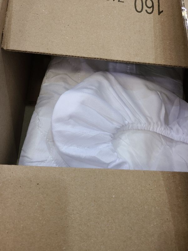 Photo 1 of 2-Piece Waterproof Massage Table Sheet Set, Extra Soft, Cushy, for Massage Tables, Includes Massage Fitted Sheet and Face Rest Cover, White