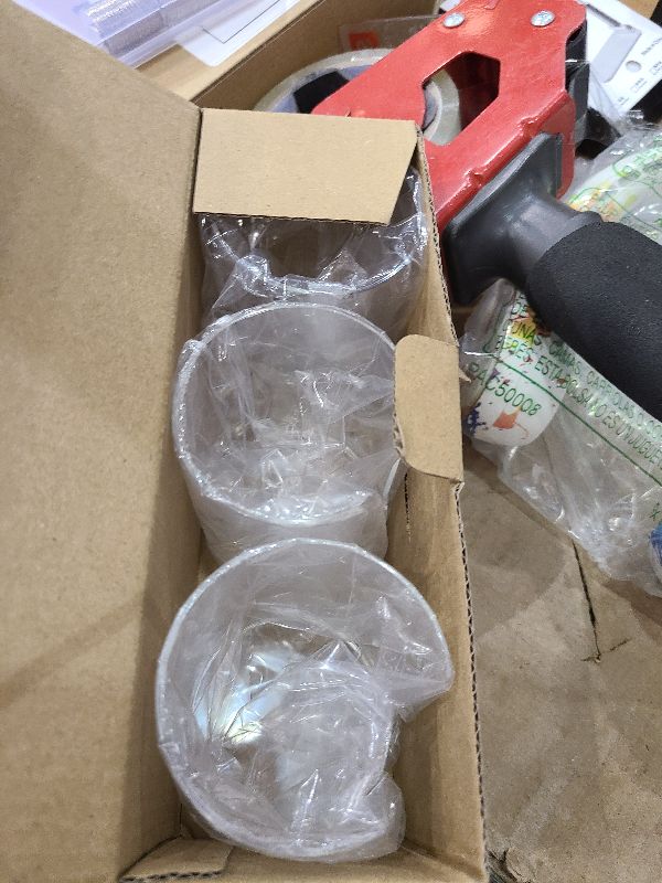 Photo 1 of 3 Pack Bathroom Cup Dispenser 3 oz Countertop Storage Mouthwash Cups Holder, Plastic Small Disposable Paper Cup Holders for Bathroom Sink Counter