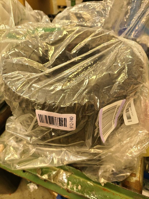 Photo 1 of 13x5.00-6 Tire and Inner Tube Set, TR-13 Straight Valve Stem, Replacement Riding Mower Front Wheel Assembly, 2 Pack