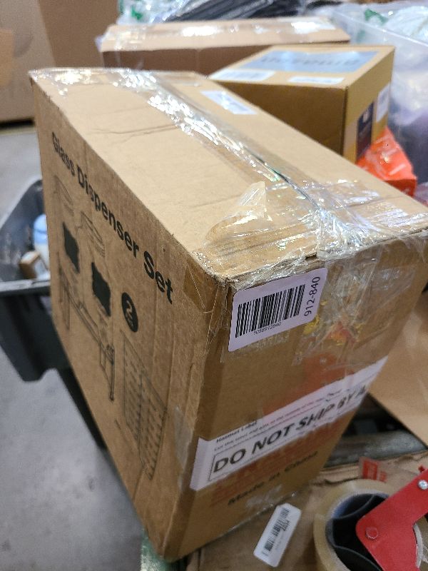 Photo 1 of 1 Gallon Glass Drink Dispensers For Parties?Lemonade Beverage Dispenser With Stand And Spigot For BBQ, Picnic, Party,Laundry Detergent Dispenser