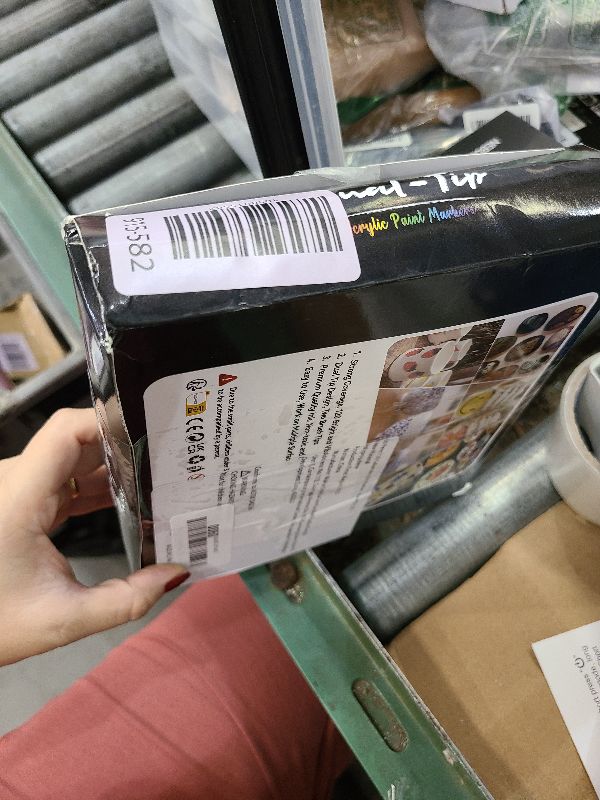 Photo 1 of 120 Colors Acrylic Paint Markers, 60 Pack Dual tips Acrylic Paint Pens for Rock Painting, Canvas, Wood, Glass, Ceramic, Fabric, Plastic, Egg & Scrapbook. Soft Brush Tips Paint Pens and Paint Markers