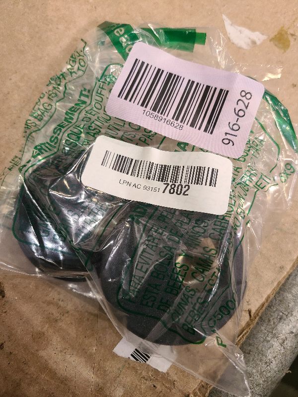 Photo 1 of 2" Black Desk Grommet, JTemgle Plastic Cable Hole Cover Computer Table Cord Wire Organizer Caps Desktop Cord Management for Home Office TV Stands Tabletops, 2 Pieces