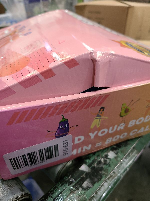 Photo 1 of 32 Knots Weighted Workout Hoop Plus Size, 65 inch Smart Weighted Hoop for Adults Weight Loss, 2 in 1 Fitness Exercise Hoop for Women and Abdominal Workout Hoop (Blue)