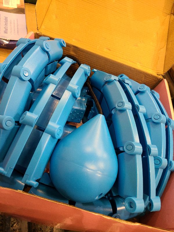 Photo 1 of 32 Knots Weighted Workout Hoop Plus Size, 65 inch Smart Weighted Hoop for Adults Weight Loss, 2 in 1 Fitness Exercise Hoop for Women and Abdominal Workout Hoop (Blue)