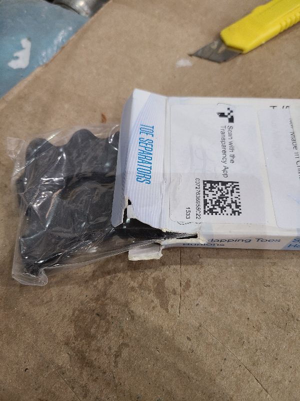 Photo 1 of 2PCS Toe Spacers for Women and Men, Toe Separators for Pedicure, Bunion Corrector, Hammer Toe Straightener, Plantar Fasciitis, Toe Spreaders for Foot Pain Relief and Foot Health.