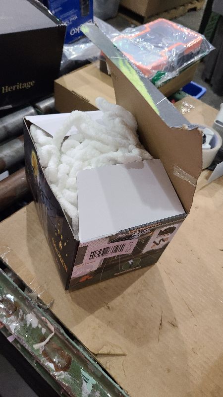 Photo 1 of 200" Halloween Spider Web + 59" Giant Spider Decorations Fake Spiders with Triangular Huge Spiders Web for Indoor Outdoor Halloween Decorations Yard Home Costumes Parties Haunted House Décor