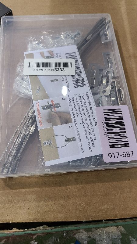 Photo 1 of 12 Sets Anti Tip Furniture Anchors for Baby Proofing, Earthquake Straps, Furniture Secure to Wall Anchors, Childproof and Home Safety, 10in