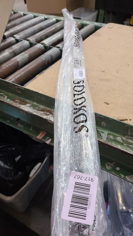 Photo 1 of 2 Pack Curtain Pull Rod with Metal Snap Invisible Clear Curtain Push Wand for Drapery and Grommet Curtains 1/2 Inch Wide (Acrylic, 40 Inch)