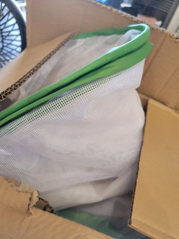 Photo 1 of 23.6" Outdoor Mesh Plant Enclosure, Plant Cover for Pests, Bird and Pest Protection Guard for Fruit, Vegetables, Flowers and Herbs Pop-Up Cage 15.7 x 15.7 x 23.6 Inches