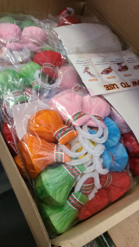 Photo 1 of 100 Pack Streamer Poppers, 6 Color Mix No Mess Confetti Poppers?Party Poppers No Mess Streamers Easy to Clean Handheld Streamer Cannon?Ideal for Celebrations and Events