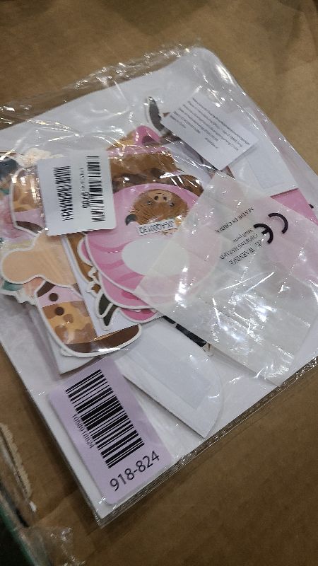 Photo 1 of 12 Pcs Pink Highland Cow Honeycomb Centerpieces - Floral Highland Cattle Baby Shower Party Table Decoration - It's a Girl Gender Reveal Cutout Welcome Baby Party Table Topper Photo Prop Decor