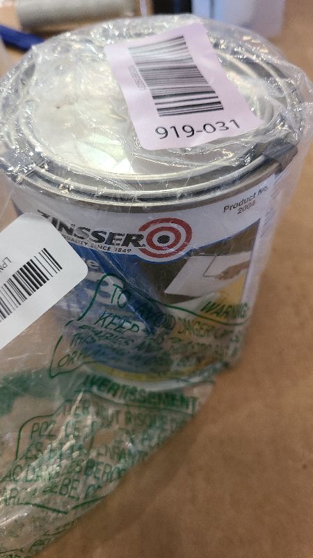 Photo 1 of 1 Quart Bulls Eye 1-2-3 Primer Sealer Stain Killer