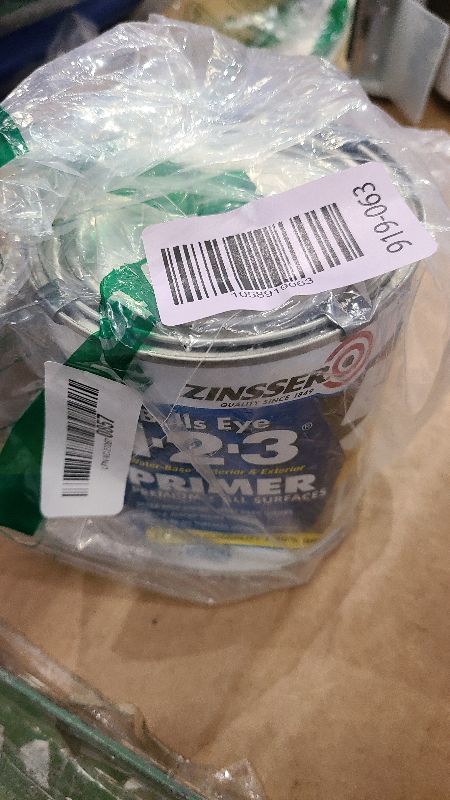 Photo 1 of 1 Quart Bulls Eye 1-2-3 Primer Sealer Stain Killer