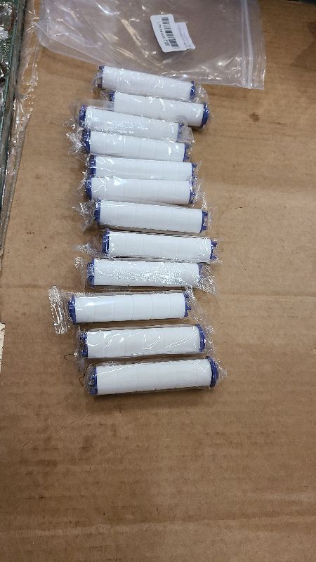 Photo 1 of 12 Pieces Hydro Jet Shower Head Filter, High Pressure Handheld Vortex Turbo Fan Shower Heads Filter