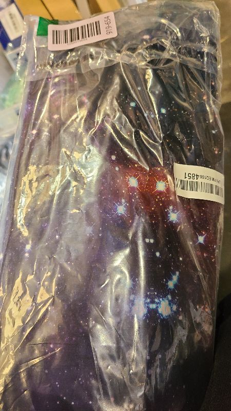 Photo 1 of 3 Pack Galaxy Tablecloth Space Starry Night Tablecloth Space Galaxy Stars Theme Party Table Cover for Birthday Home Decorations, 54 x 108 Inch(Purple Blue Green Black)