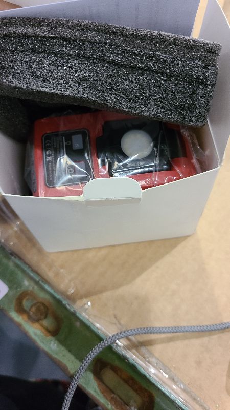 Photo 1 of 220W Azocek Power Inverter Compatible with Milwaukee 18V Battery, DC 18V to AC 110V Portable Power Station with 1 AC Outlet, 2 USB Ports & 1 Type-C Fast Charging, 400LM LED Work Light