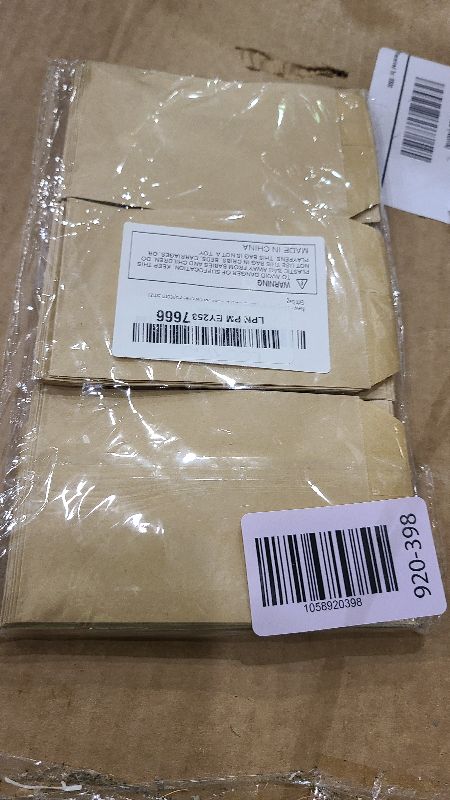 Photo 1 of 100-pack 3x5 Inches Mini Size Natural Kraft Paper Bags for Bakery Cookies Treats Snacks Popcorn Small Gift bag