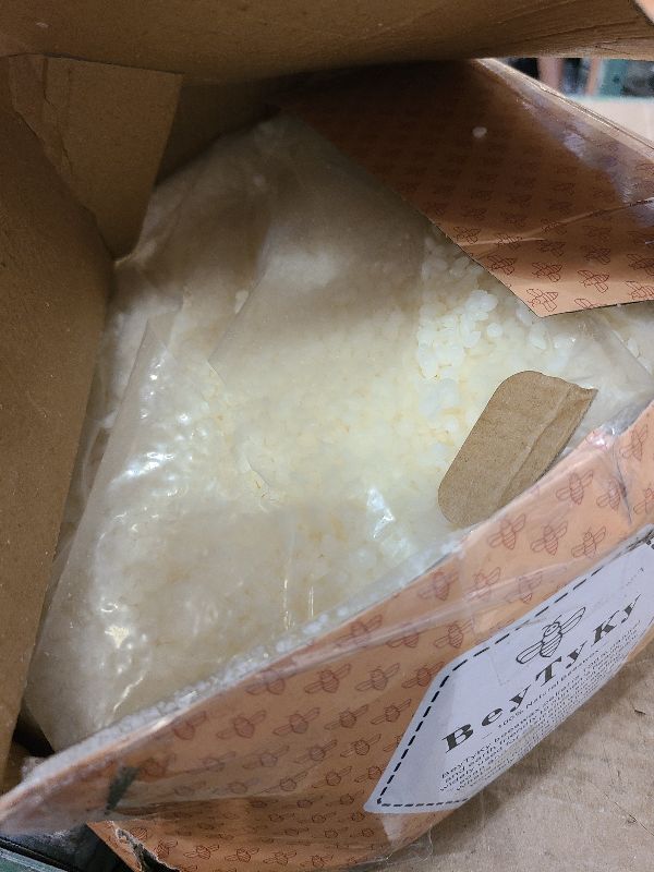 Photo 1 of 10Lb Organic White Beeswax Pellets - Beeswax for Candle Making Triple Filtered Candle Wax for DIY Cream, Lip Balms, Lotions, and Soap Making Supplies, Cosmetic Grade Easy Melt Pure and Natural BeesWax
