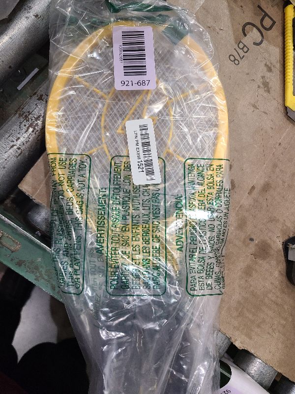 Photo 1 of 2 Pack Electric Fly Swatter, Handheld Bug Zapper Racket for Outdoor & Indoor, Mosquito Zapper Racket Battery Powered Tennis Mosquito Rackets for Insect