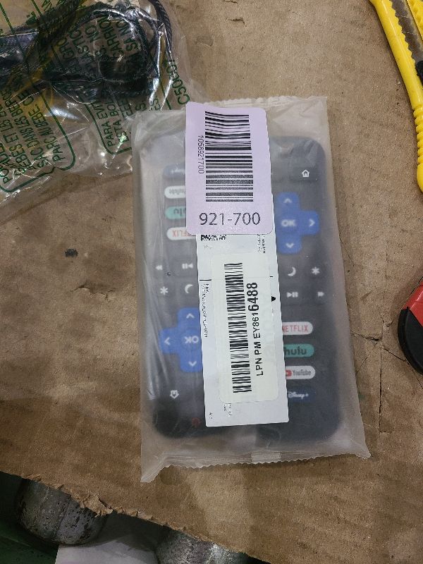 Photo 1 of (Pack of 2) Replacement Remote Control Only for Roku TV, Compatible for TCL Roku/Hisense Roku/Onn Roku/Sharp Roku/Element Roku/Westinghouse Roku/Philips Roku Smart TVs (Not for Roku Stick and Box)