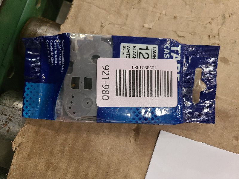 Photo 1 of **MSRP 5.99** 12mm Tze Color Tape Compatible for Brother Label Maker Tape 0.47 Laminated Colored TZ 1/2 Inch Refills Work for P Touch PT-D220 PT-D210 PT-H110 PT-1280 PT-D400 Cube, 1/2" x 26.2', 1Pack