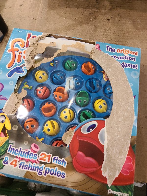 Photo 1 of Let's Go Fishin' Game by Pressman - The Original Fast-Action Fishing Game!, 1-4 players