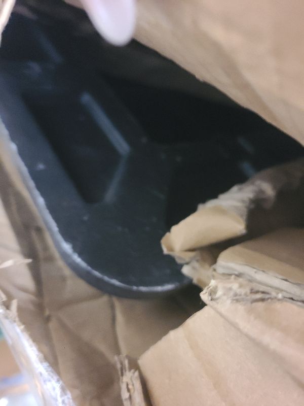 Photo 1 of 24x24 Inch Square Manhole Cover and Frame, Solid Septic Tank Cover, Recessed Non-Slip Design with Handle, Suitable for Sewer, Septic Tank and Yard (Black)