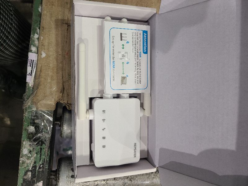 Photo 1 of 2025 WiFi Extender Signal Booster - 10X Faster WiFi Dual-Band Booster for Home, Covers 15,000 Sq.Ft Long Range | 4 Antennas, Ethernet Port & EasyMesh, Supports 80+ Devices, Works with All