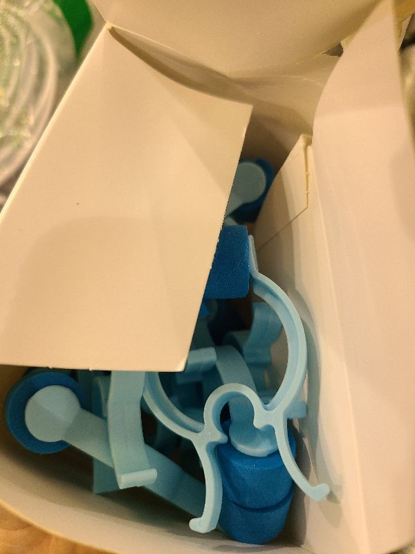 Photo 1 of 16 Pieces Nose Clips Stop Nosebleeds Epistaxis Clip Nose Nasal Stopper Plastic Foam for Adult Accidental Emergency Condition