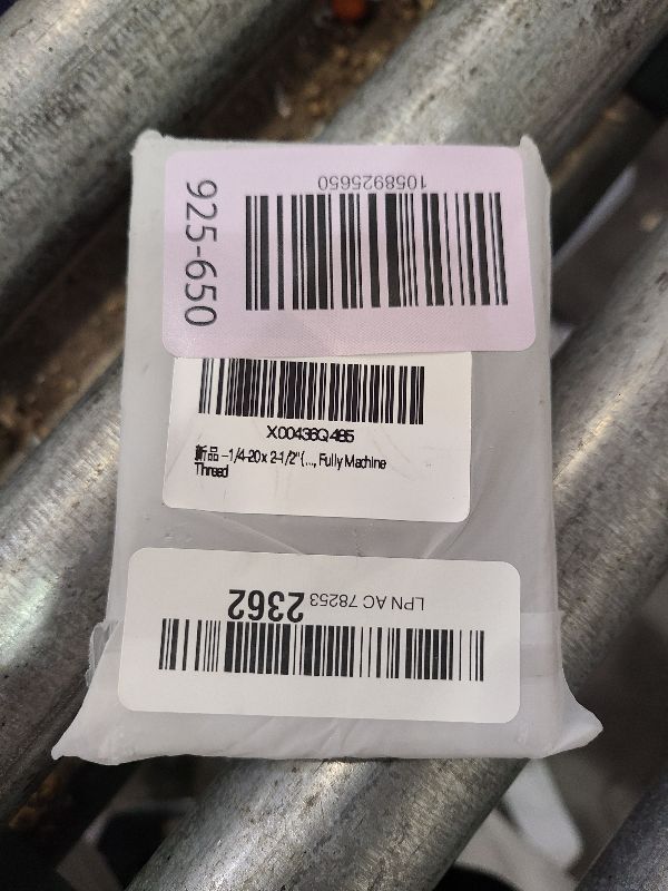 Photo 1 of 1/4-20 x 2-1/2" (10 Pack) Flat Head Hex Socket Cap Screws Bolts, 304 Stainless Steel 18-8, Hex Drive, Bright Finish, Fully Machine Thread