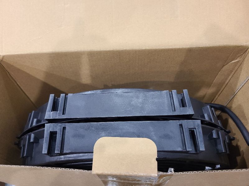 Photo 1 of 12" Electric Radiator Cooling Fan Assembly Kit, Universal High Performance 12V 80W Motor with Fan Mounting Kit - Black (2 Pack)