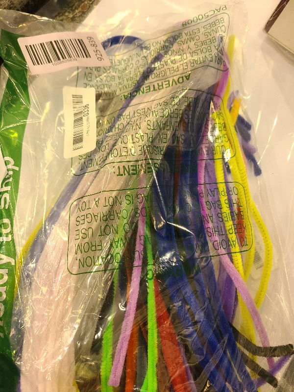 Photo 1 of 200 Pcs Cleaners, 20 Colors Pipe Cleaner Craft, Black Pipe Cleaners Bulk Chenille Stems Craft Supplies for DIY Cleaning Home Decorations