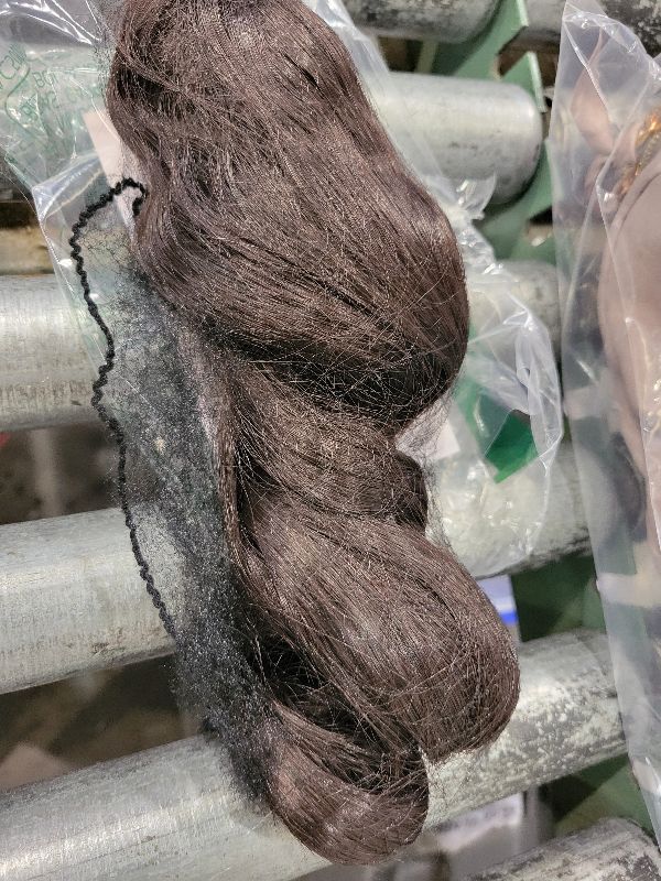 Photo 1 of 1pc Long Curly Synthetic Hair Wig with Jaws Clamp Soft Claw Ponytail Hair Extension Comfortable All Day Wear Natural Look and Feel Versatile Styling Options