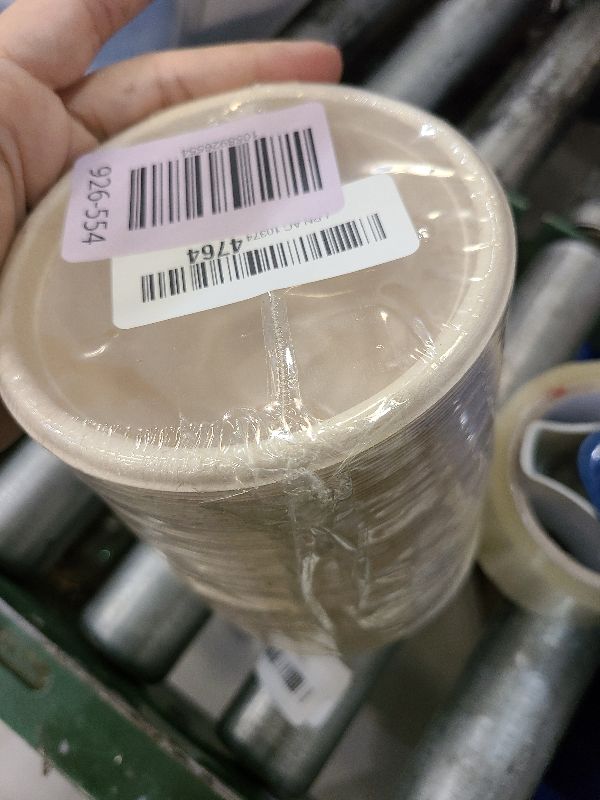 Photo 1 of 100 Pack 8oz Compostable Paper Bowls,Heavy-Duty Disposable Natural Bagasse Bowls,Biodegradable Soup Bowls,Eco-Friendly,Heat Resistant,for Ice Cream,Salad,Soup,Snack,Dessert,Pasta,Hot or Cold Use